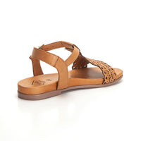 TOP3 SR 24493 Sandalia plana cuero