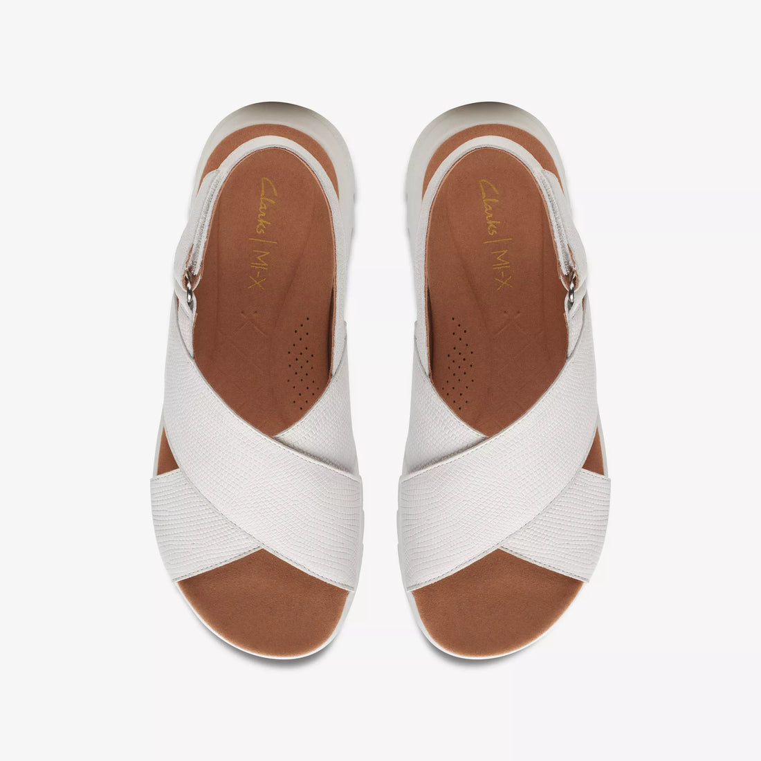 Clarks Wesley Dash Lite Sandalia confort plataforma hielo.