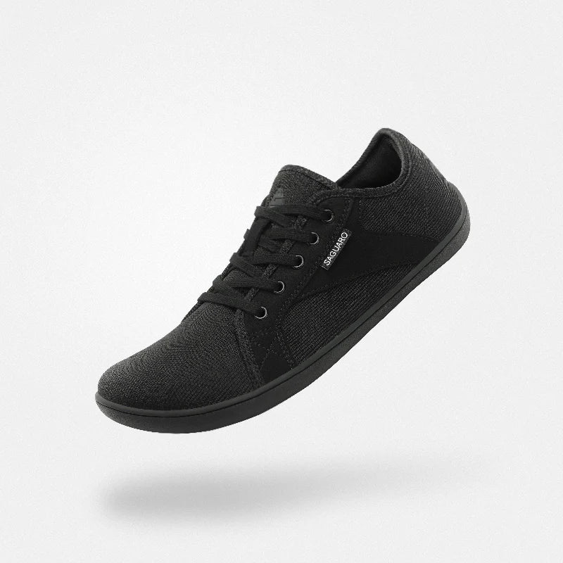 Saguaro Luck I - Zapatilla de lona Barefoot negro