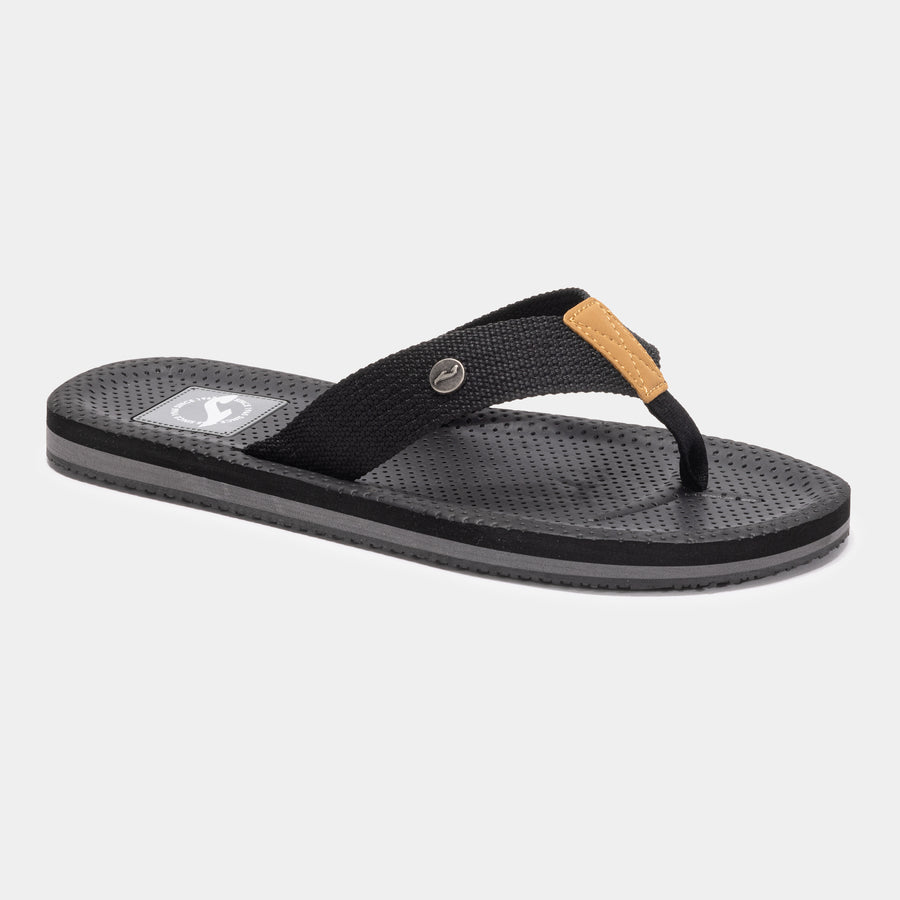 Joma Estambul Chancla de dedo hombre negro.