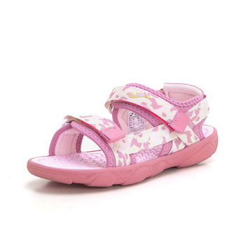 Joma Boat Sandalia niña velcros goma rosa