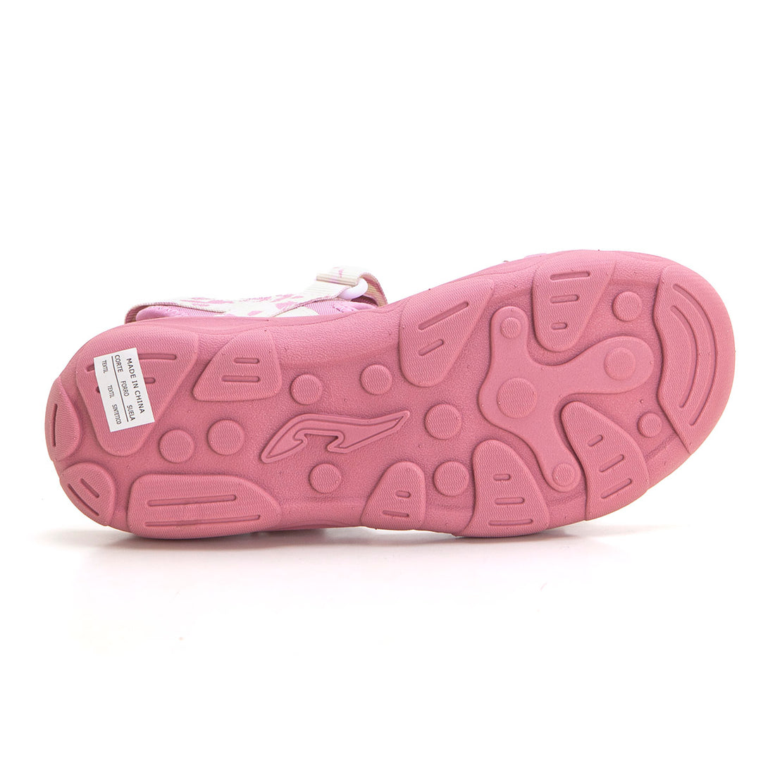Joma Boat Sandalia niña velcros goma rosa