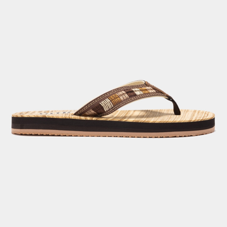 Joma Yaiza Chancla casual baño mujer marrón.