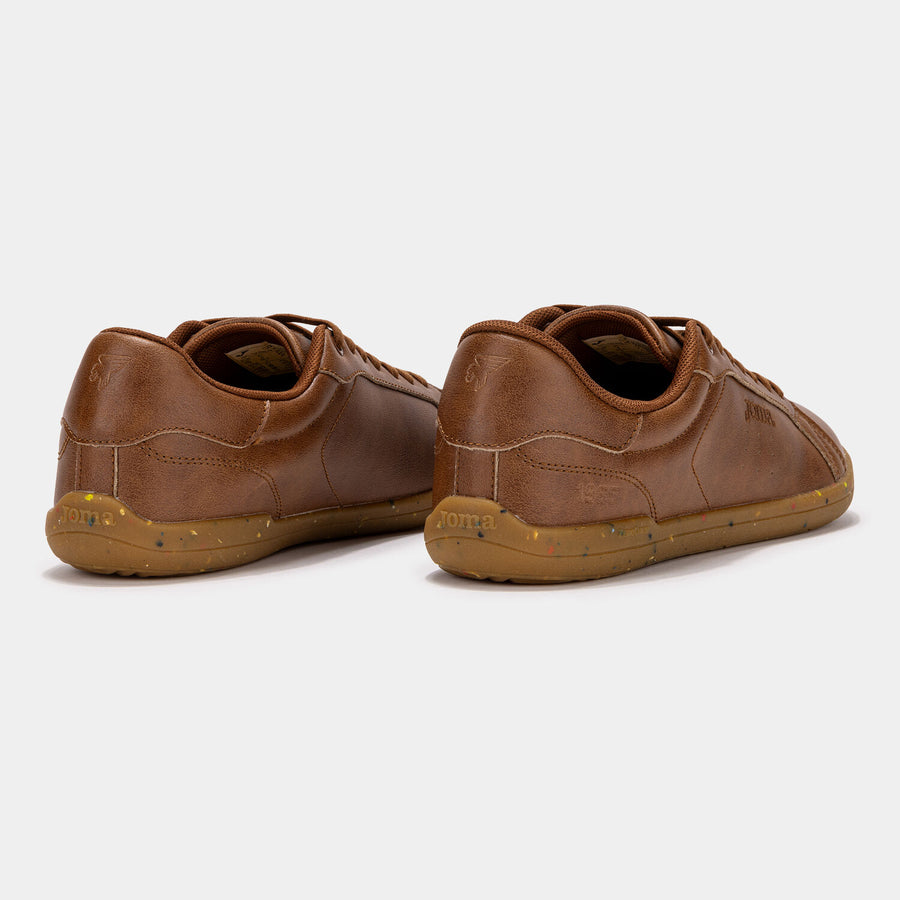 JOMA C.ZERO Zapatilla de piel reciclada Barefoot marrón