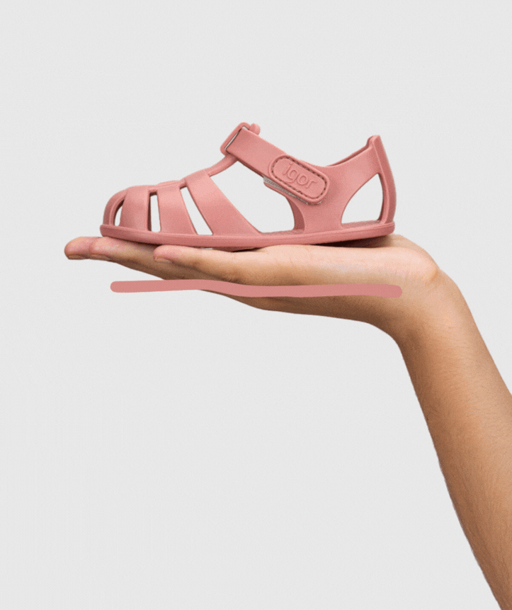 Igor Nemo Solid Cangrejera infantil rosa.