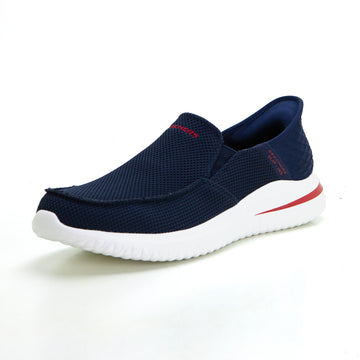 SKECHERS 210604 Deportiva mocasín Slip-Ins marino.