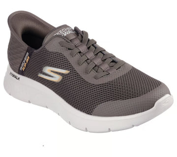 SKECHERS 216324 Deportiva Go Walk Slip-Ins marrón.