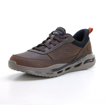 SKECHERS 210981 Zapato de hombre cordones Arch-Fit marrón.