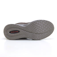 SKECHERS 211190 Zapato de hombre cordones Slip-Ins marrón.