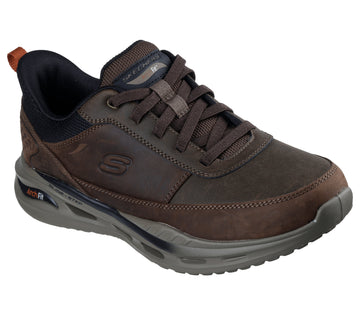 SKECHERS 210981 Zapato de hombre cordones Arch-Fit marrón.