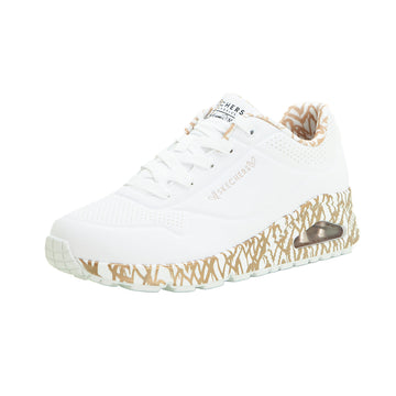 Skechers 155506 Deportiva Uno cámara de aire corazones suela blanco.