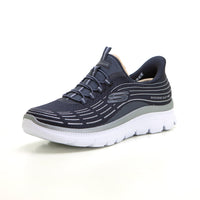 SKECHERS 150611 Deportiva Slip-Ins elásticos negro gris.