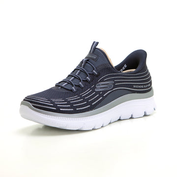 SKECHERS 150611 Deportiva Slip-Ins elásticos negro gris.