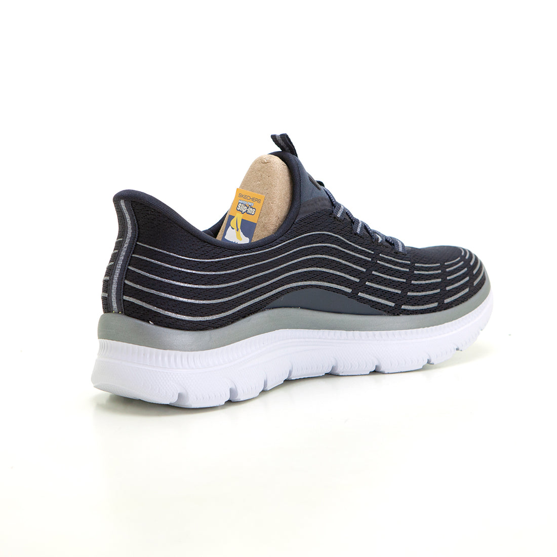 SKECHERS 150611 Deportiva Slip-Ins elásticos negro gris.