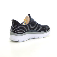 SKECHERS 150611 Deportiva Slip-Ins elásticos negro gris.