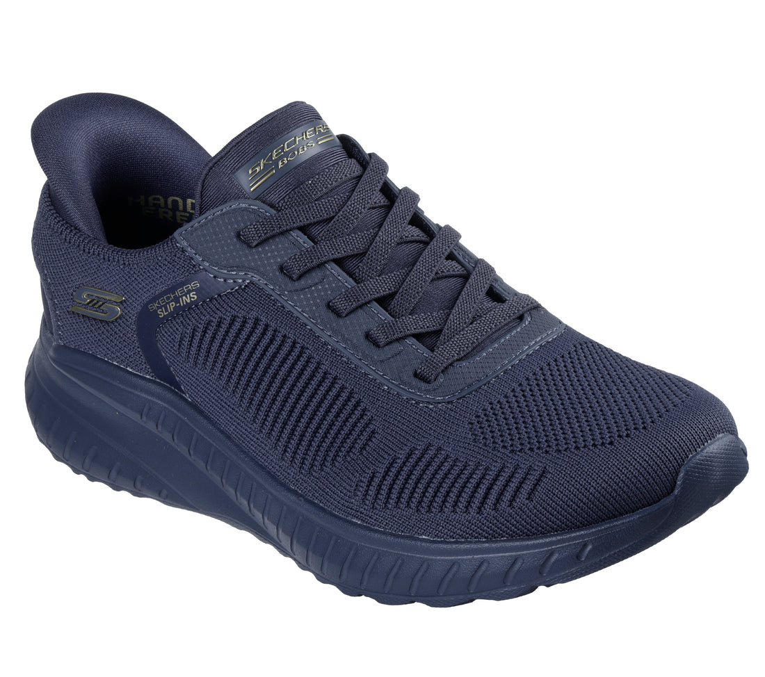 SKECHERS 117497 Deportiva Bobs con Slip-Ins azul oscuro