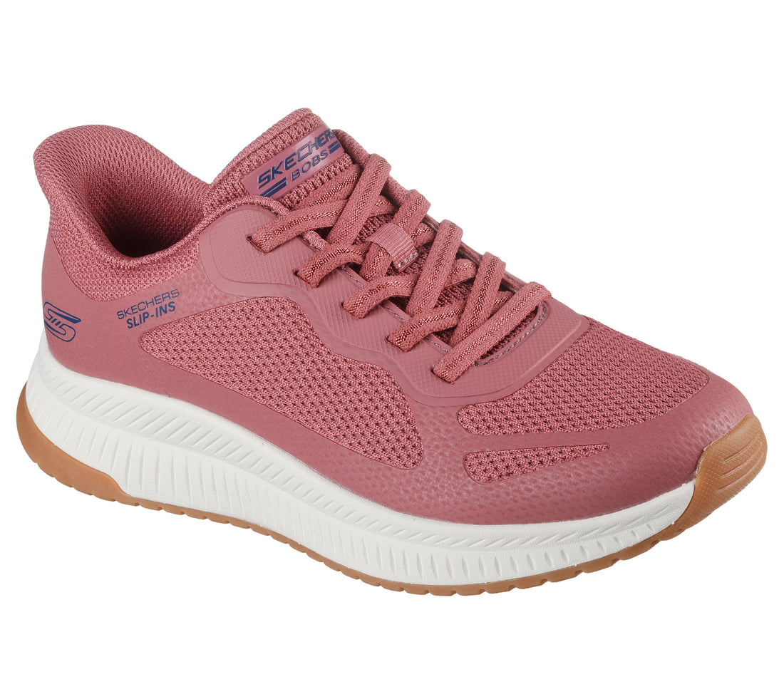 SKECHERS 117624 Deportiva Bobs con Slip-Ins rosa