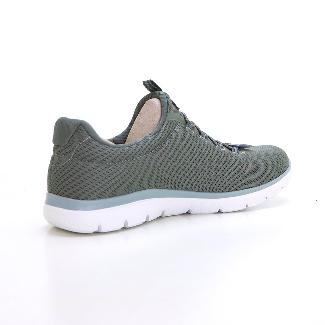 SKECHERS 150268 Deportiva elásticos verde.