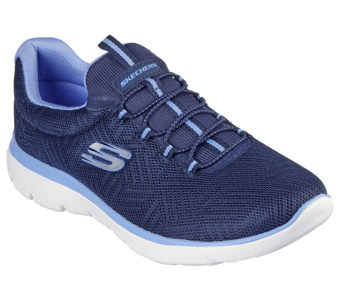 SKECHERS 150119 Deportiva elásticos marino.