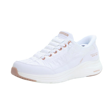SKECHERS 150404 Deportiva casual acolchada Slip-Ins blanco