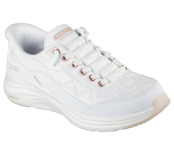 SKECHERS 150404 Deportiva casual acolchada Slip-Ins blanco