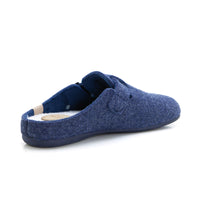 Cabrera 3657 Zapatilla de estar por casa tipo zueco marino.