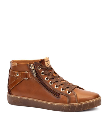 Pikolinos W7B-8868C1 Botín sport cremalleras brandy.