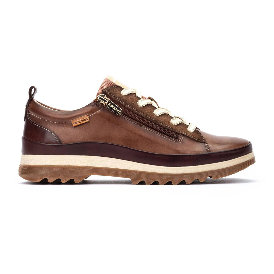 Pikolinos W3W-6979 Zapato casual con cremallera topo.