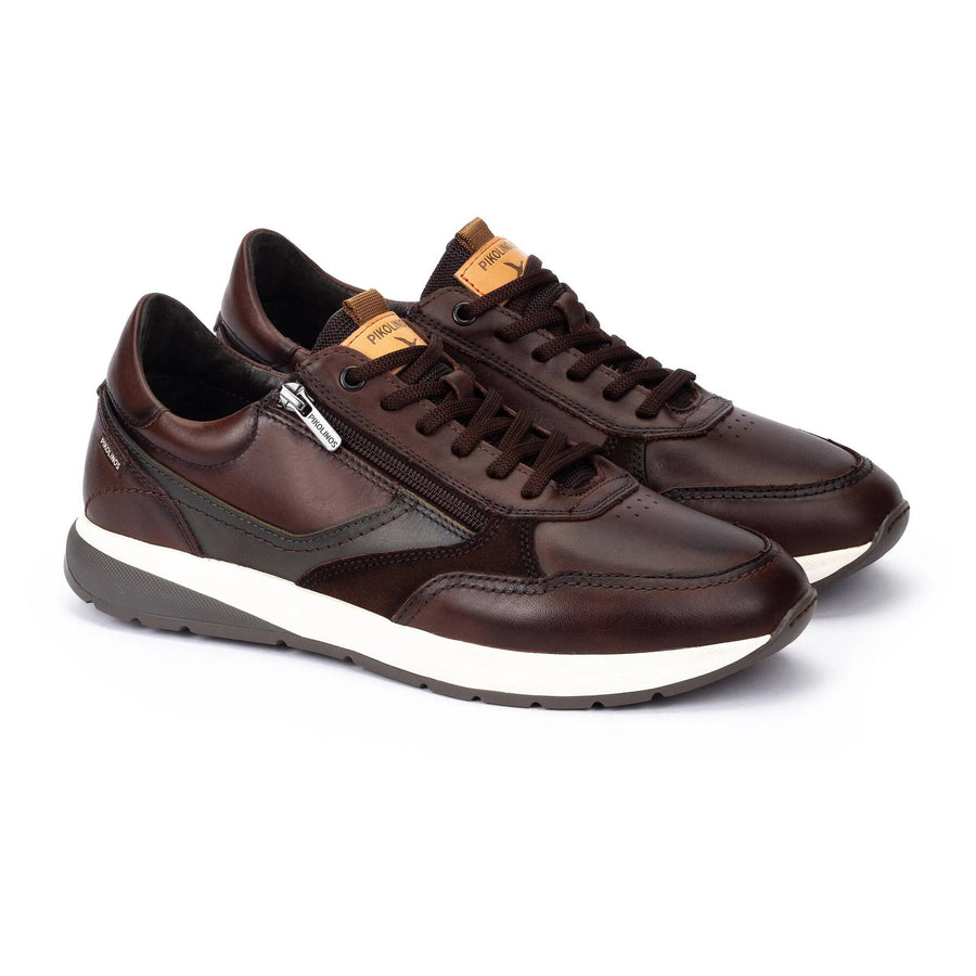 Pikolinos M2B-6398C1 Deportivo hombre con suela ligera y cordones olmo