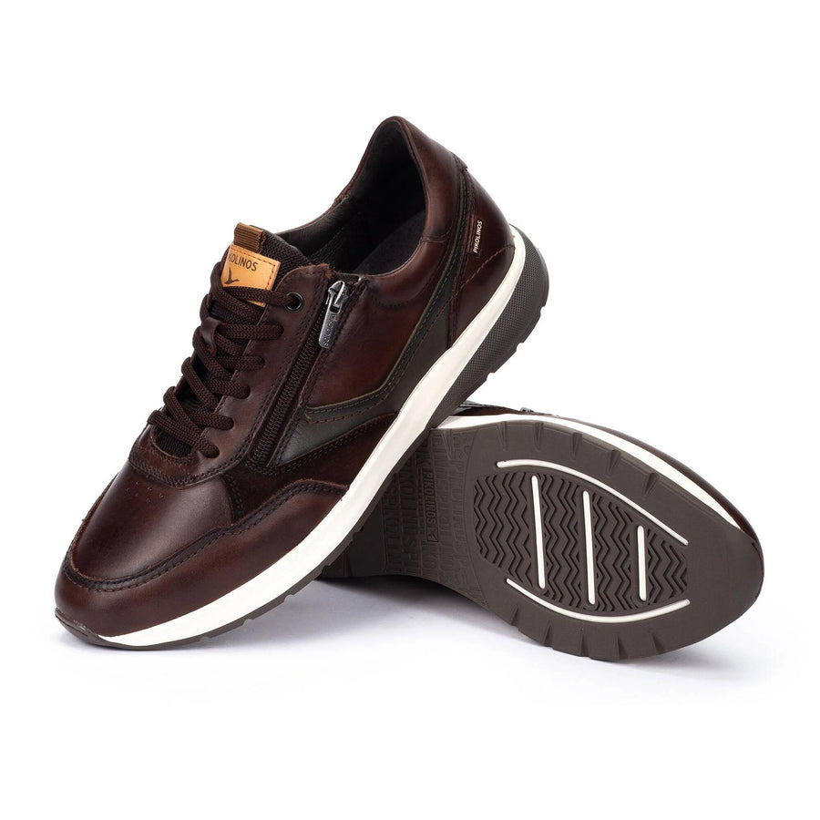 Pikolinos M2B-6398C1 Deportivo hombre con suela ligera y cordones olmo