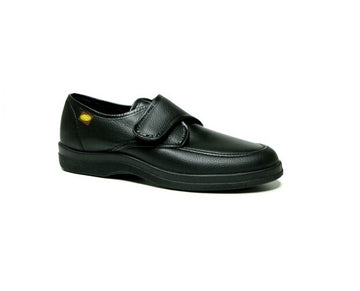 Doctor Cutillas 21271 Mocasín Ccon velcro confort sintetico negro.