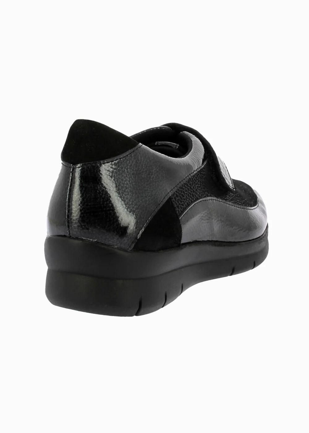 Doctor Cutillas 75605 Zapato confort velcro charol negro