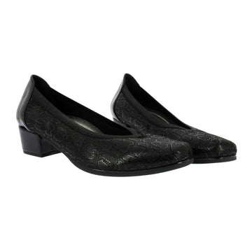 Doctor Cutillas 81762 Zapato de salón ancho especial negro