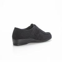 Doctor Cutillas 771 Zapatilla pies delicados cuña baja con velcro negro.