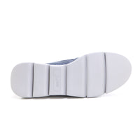 24HRS 26617 Sneaker piel metalizada cordón elástico