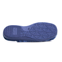 Garzón 6001.374 Zapatilla de ir por casa destalonada de cuadros marino.