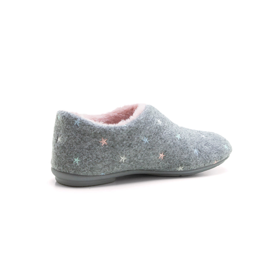 Pantuflas De Casa Para Mujer Y Niña Con Diseño Disney - Suela Antideslizante, Interior Suave, Color Gris
