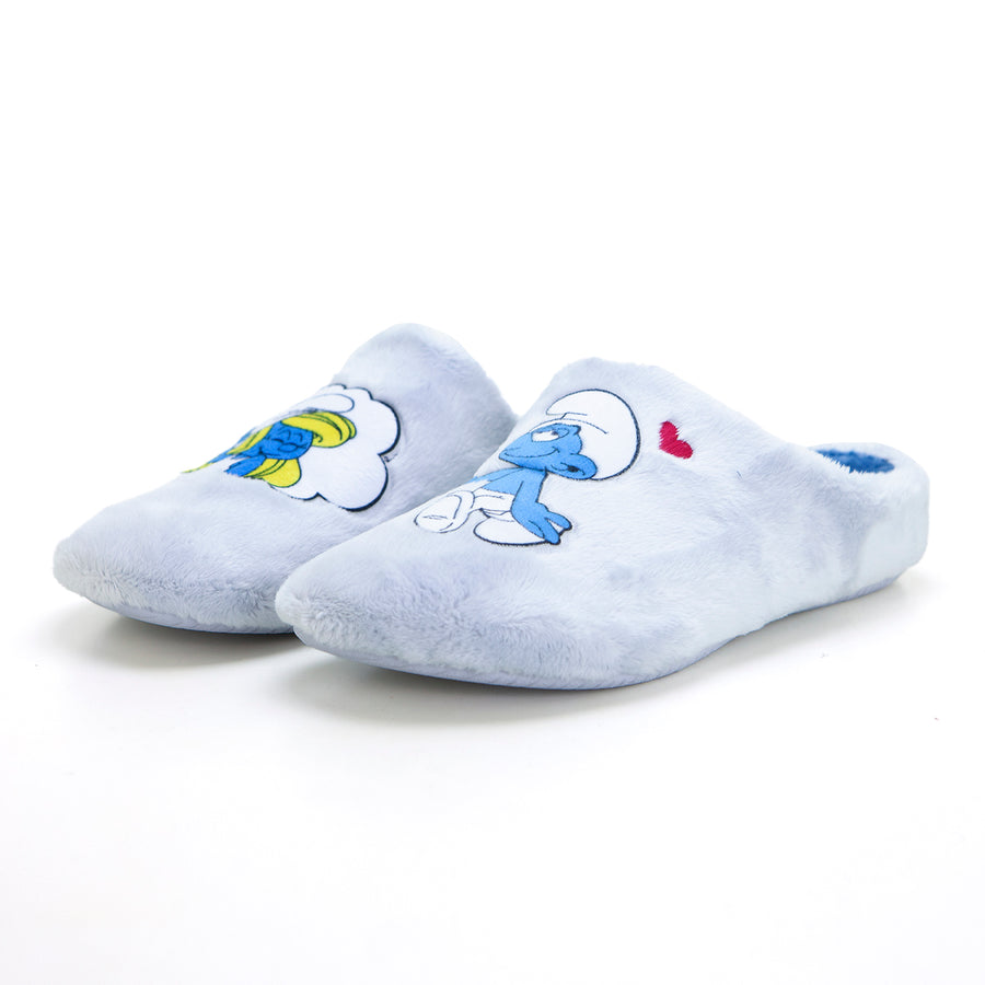 Garzón 15368.275 Zapatilla de estar por casa Pitufos plata.