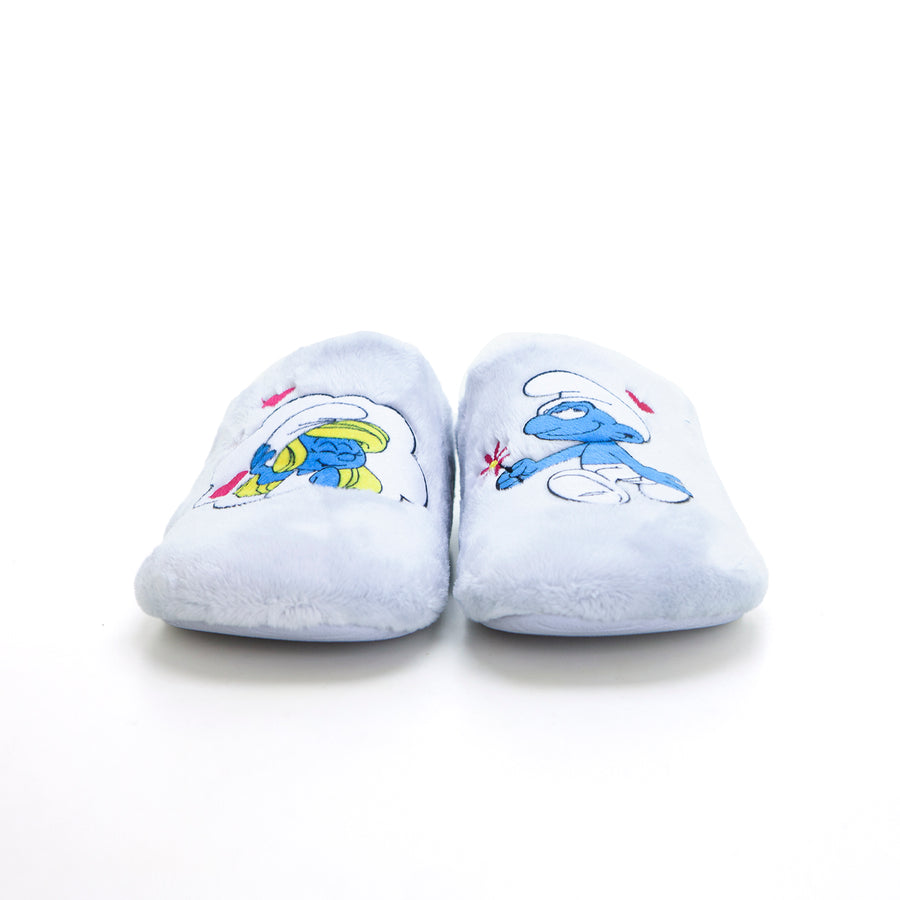 Garzón 15368.275 Zapatilla de estar por casa Pitufos plata.