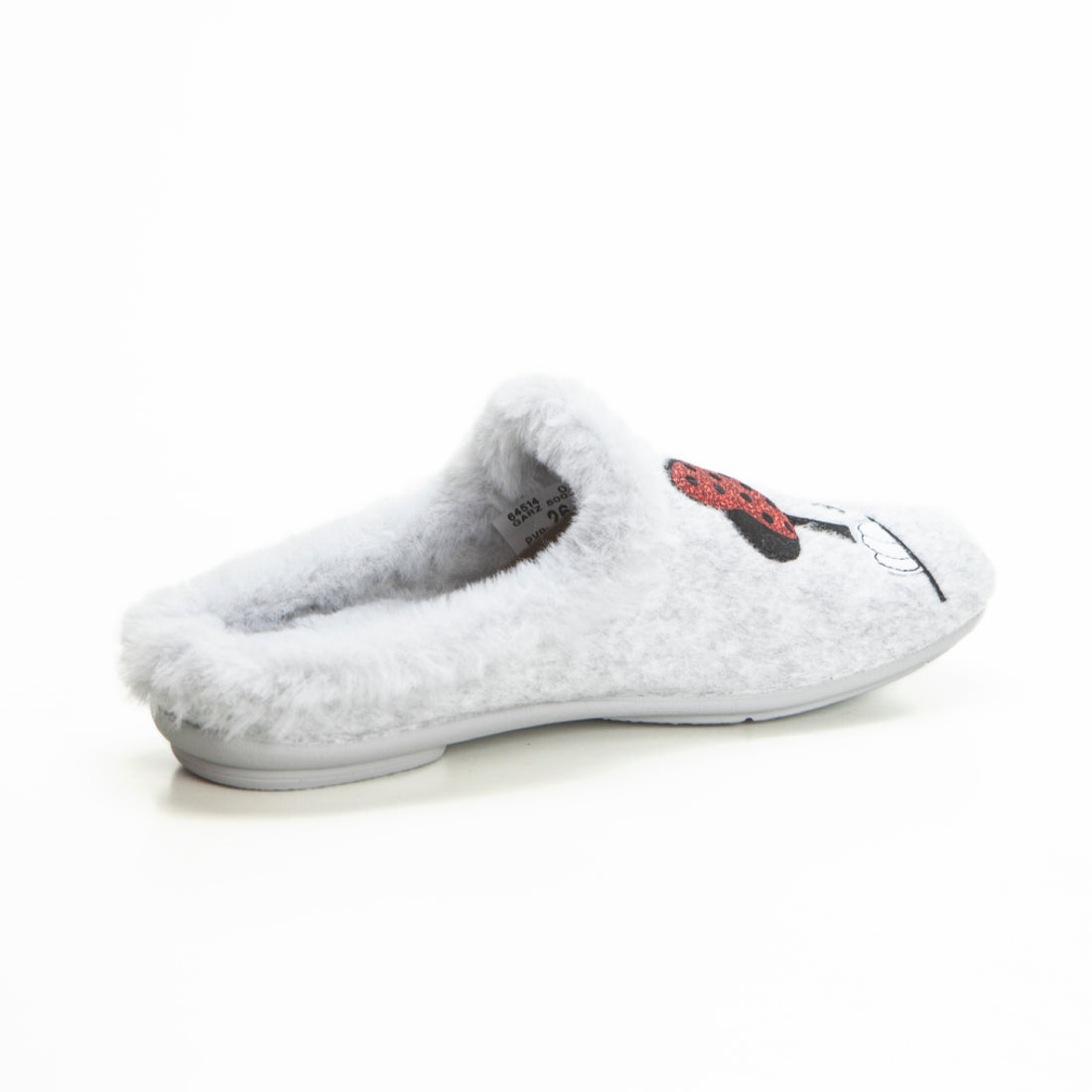 Garzón 5003.279 Zapatilla de estar por casa destalonada ratones gris.