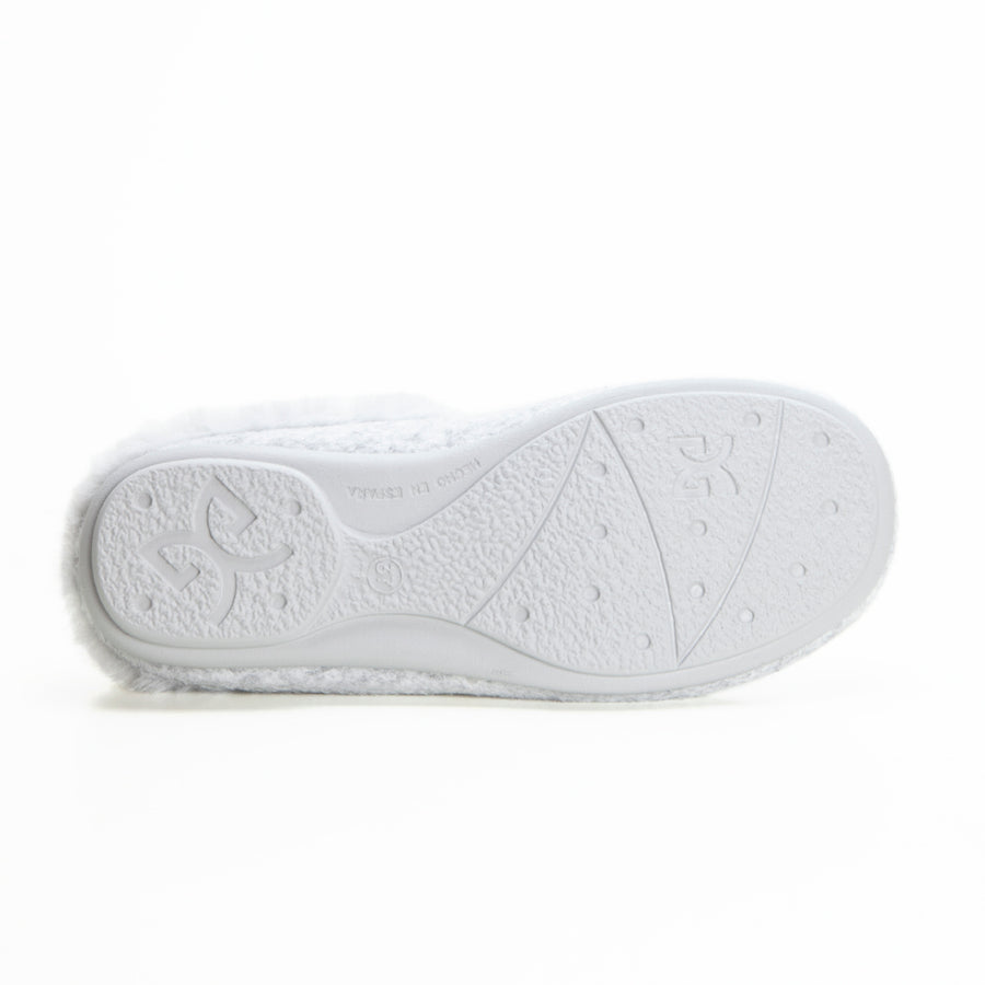 Garzón 5003.279 Zapatilla de estar por casa destalonada ratones gris.