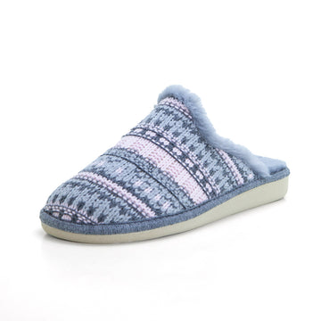 Garzón P450.357 Zapatilla de estar por casa destalonada lana gris.