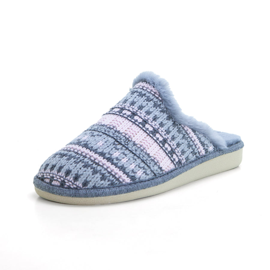 Garzón P450.357 Zapatilla de estar por casa destalonada lana gris.