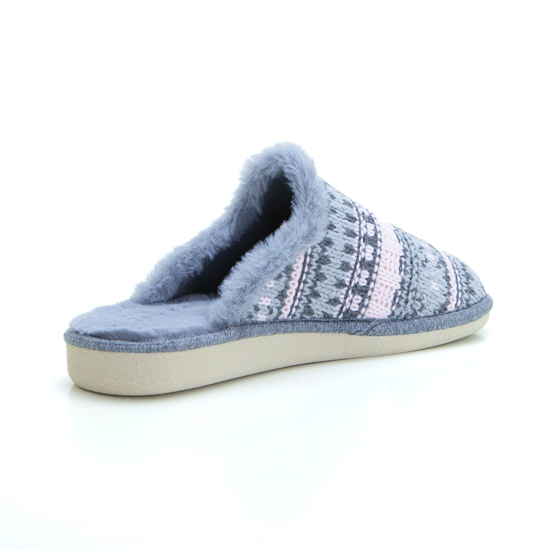 Garzón P450.357 Zapatilla de estar por casa destalonada lana gris.