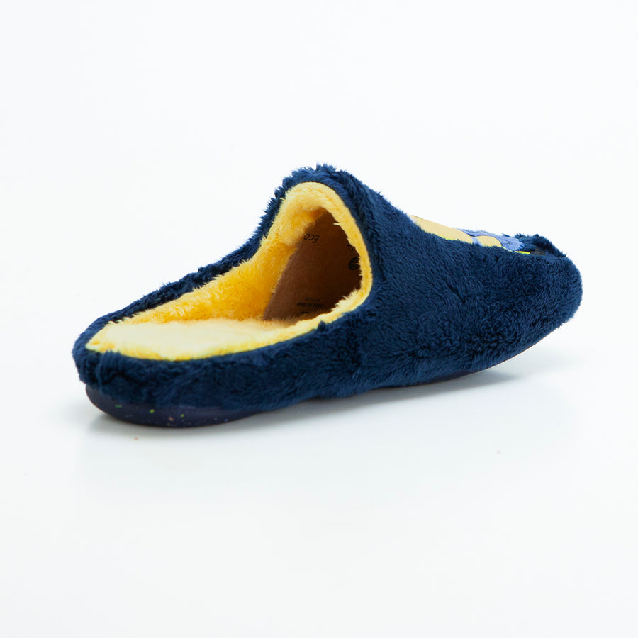 Garzón N4708.275 Zapatilla de estar por casa destalonada muñecos amarillos.