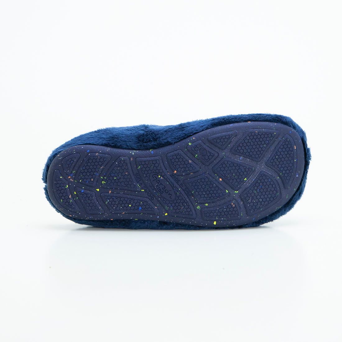 Garzón N4708.275 Zapatilla de estar por casa destalonada muñecos amarillos.