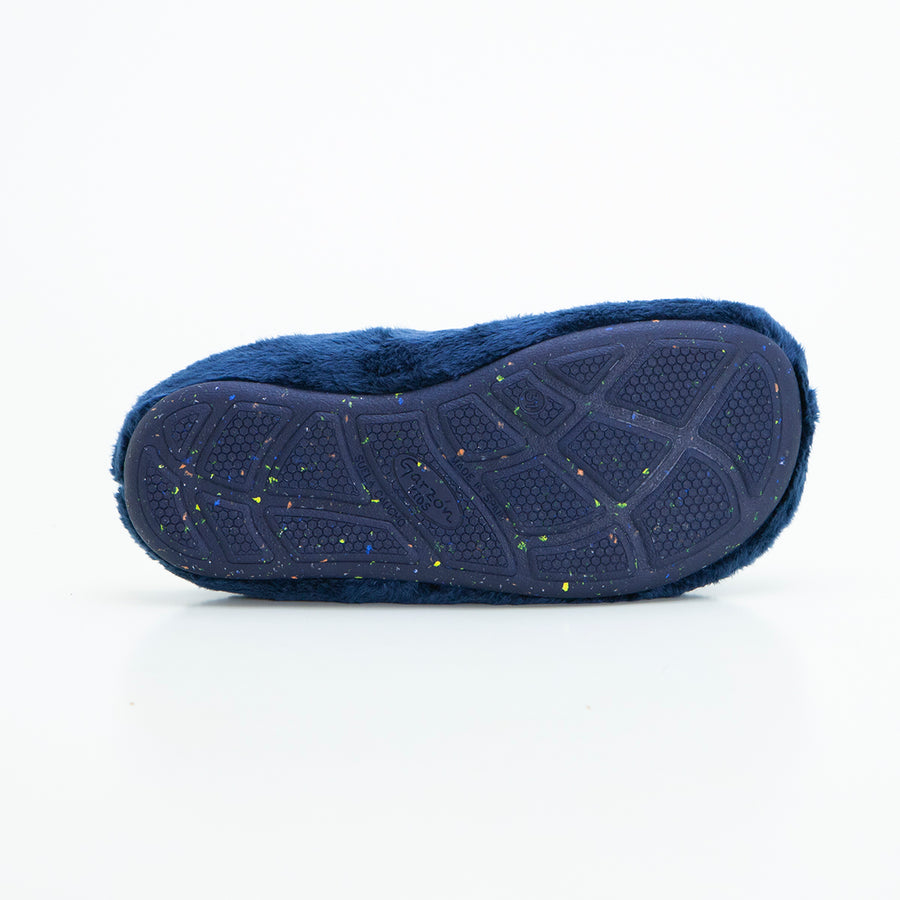 Garzón N4708.275 Zapatilla de estar por casa destalonada muñecos amarillos.