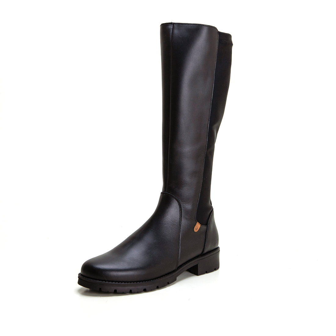 Valerias 9528 Bota elástico gemelo negro