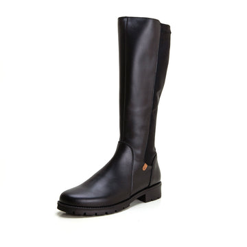 Valerias 9528 Bota elástico gemelo negro