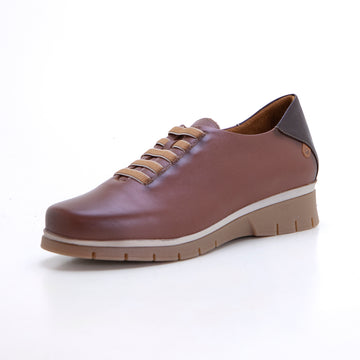 Valerias 2385 Zapato sport con elásticos cuero.